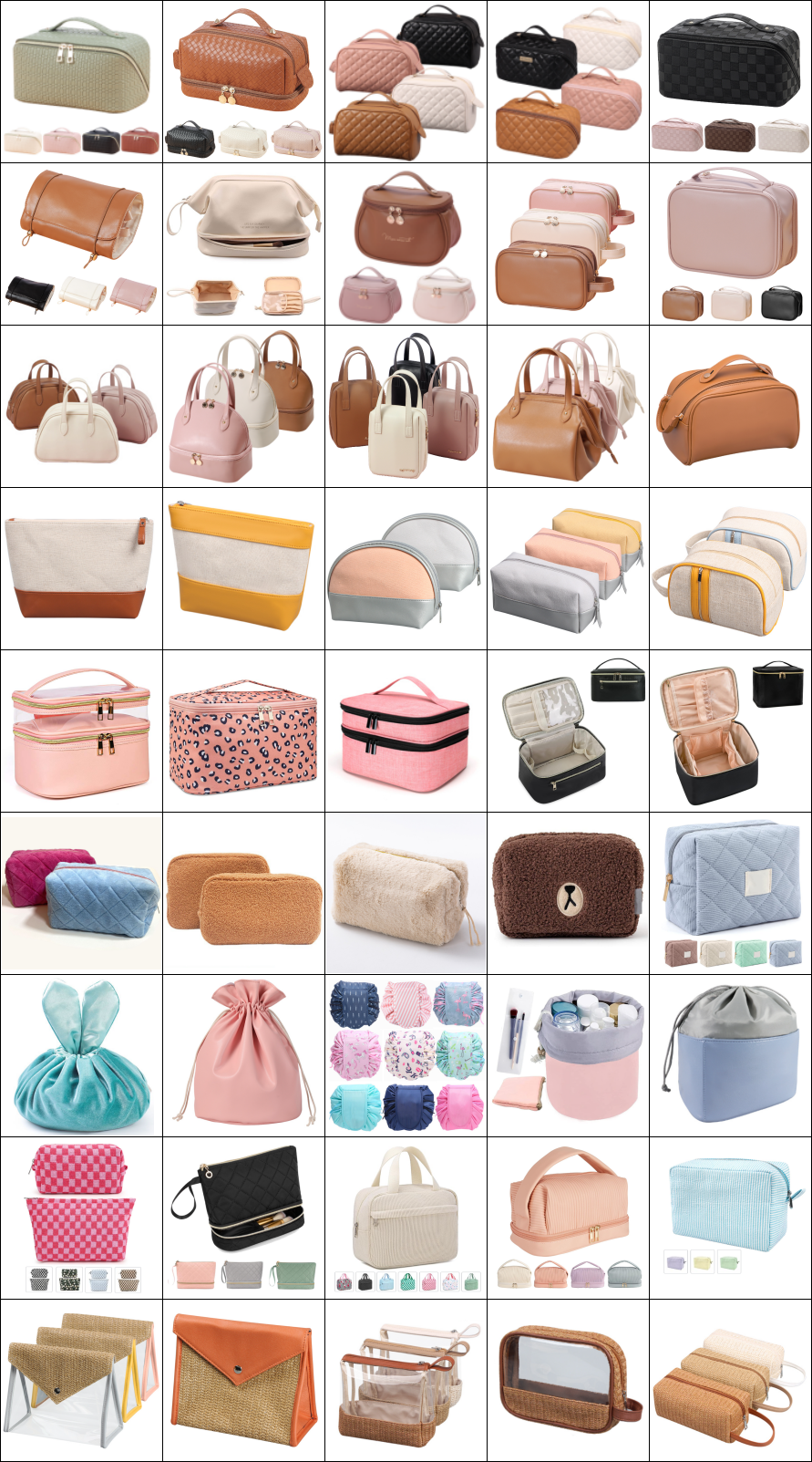 NEW ARRIVALS- Cosmetic Bag Makeup Tool Storage for Ladies