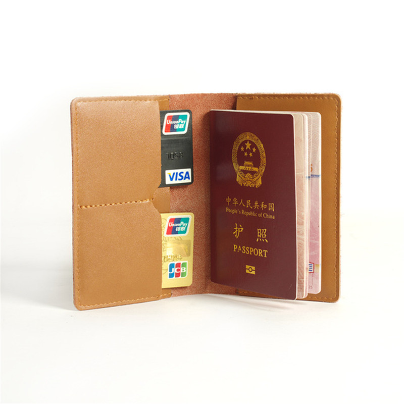 2020 leather passport cover custom