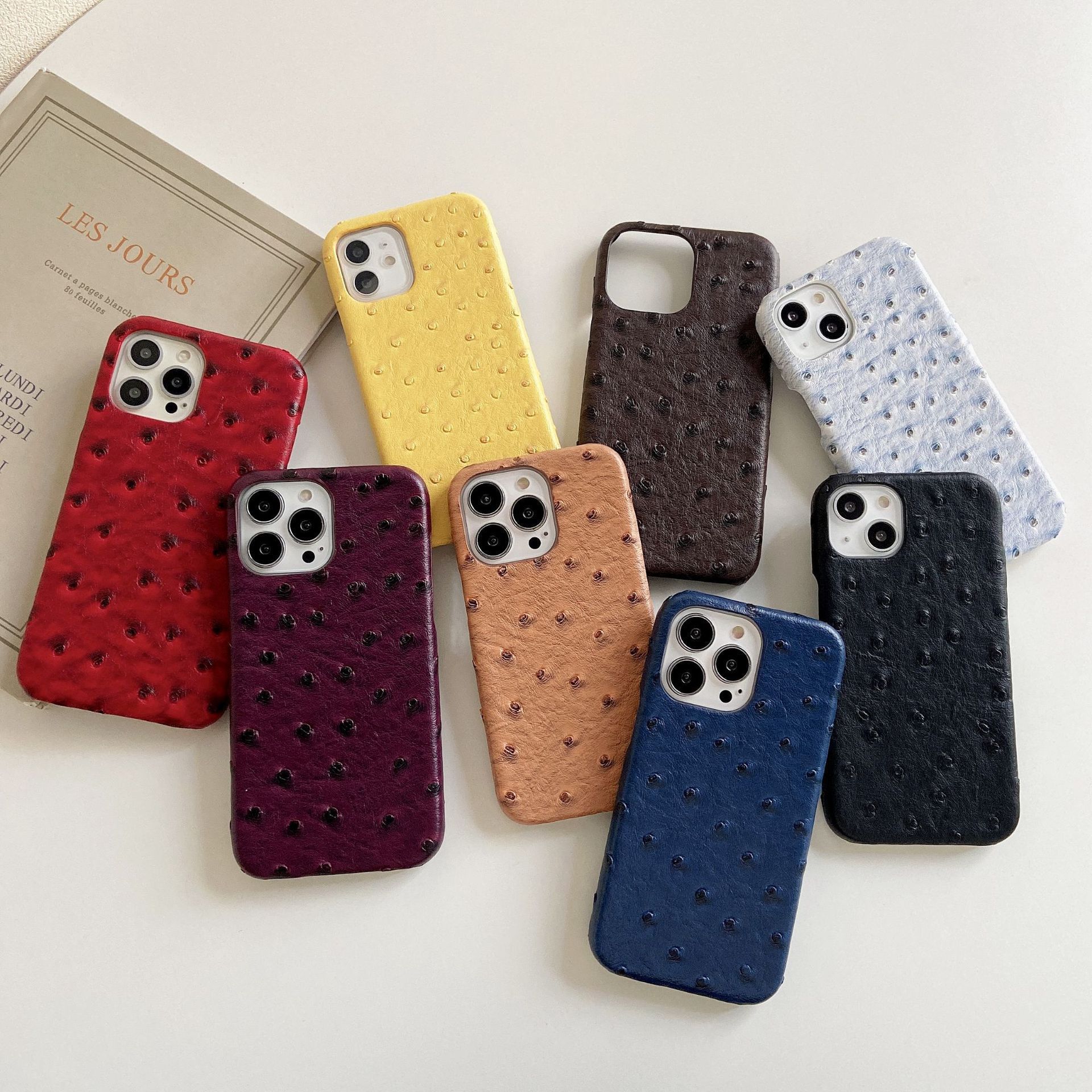 ins style leather phone covers for iphone