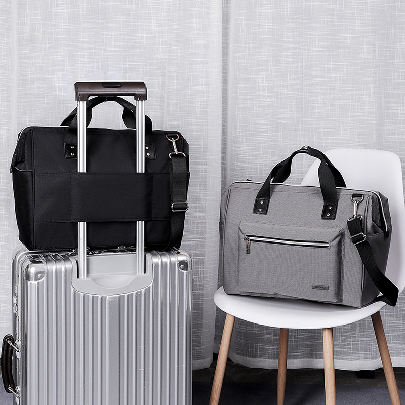 Travel bag Large capacity men's short distance handbag  business briefcase 14 "computer duffle bag travel bag