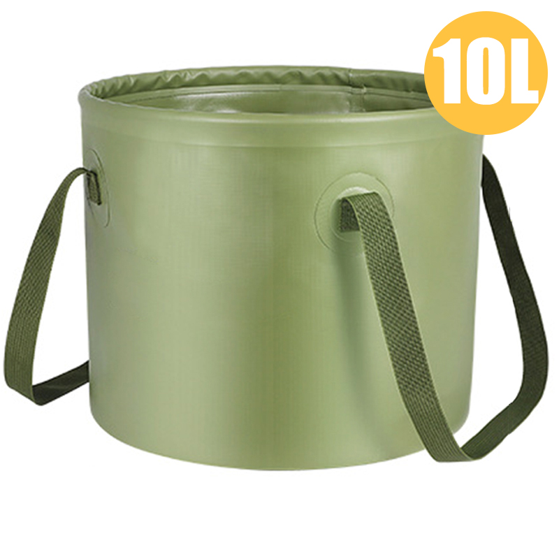 10L outdoor camping foldable water bucket fishing supplies