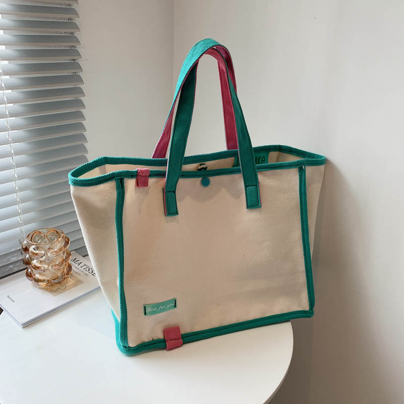 Custom bag for women sholuder canvas womens tote bag