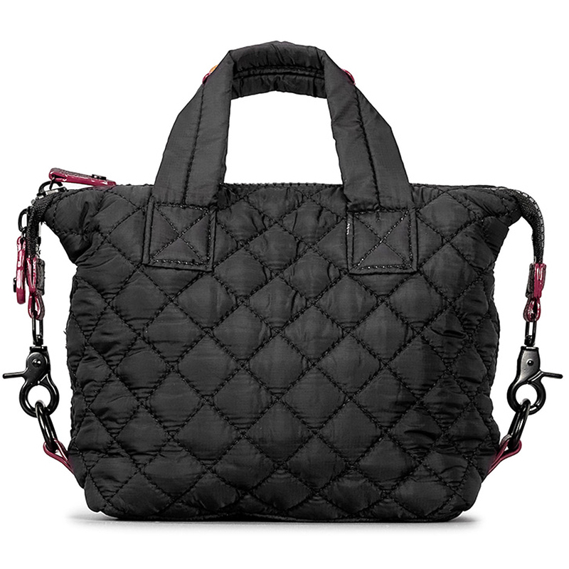 Women's Quilted Puffy Down Cotton Puffer Shoulder Tote Bags