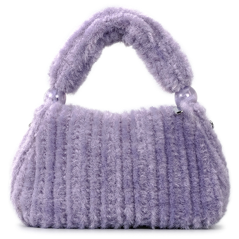Autumn and winter imitation fur fur handbag minority mink fluffy hand bag